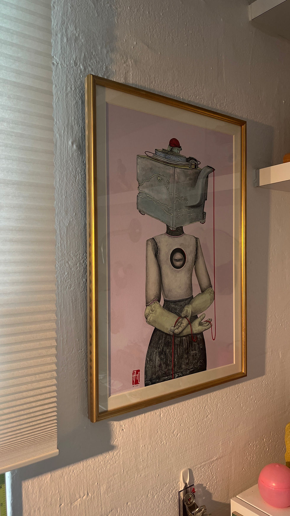 Thumbnail: The tea guardian, 2022 - 35 x 53 x 00,50cm