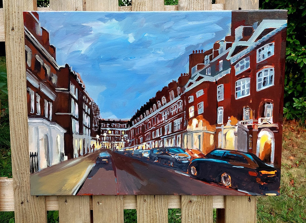 Thumbnail: Golden Chelsea, 2022 - 54 x 73 x 2 cm