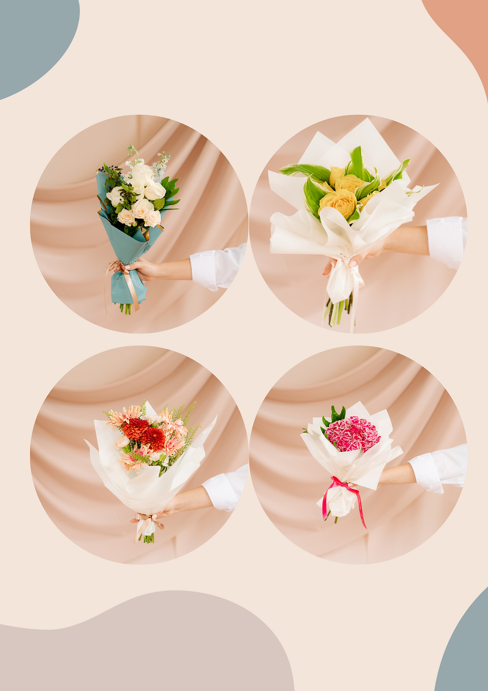 Buchet flori personalizat la comanda trandafiri hortensie frezii