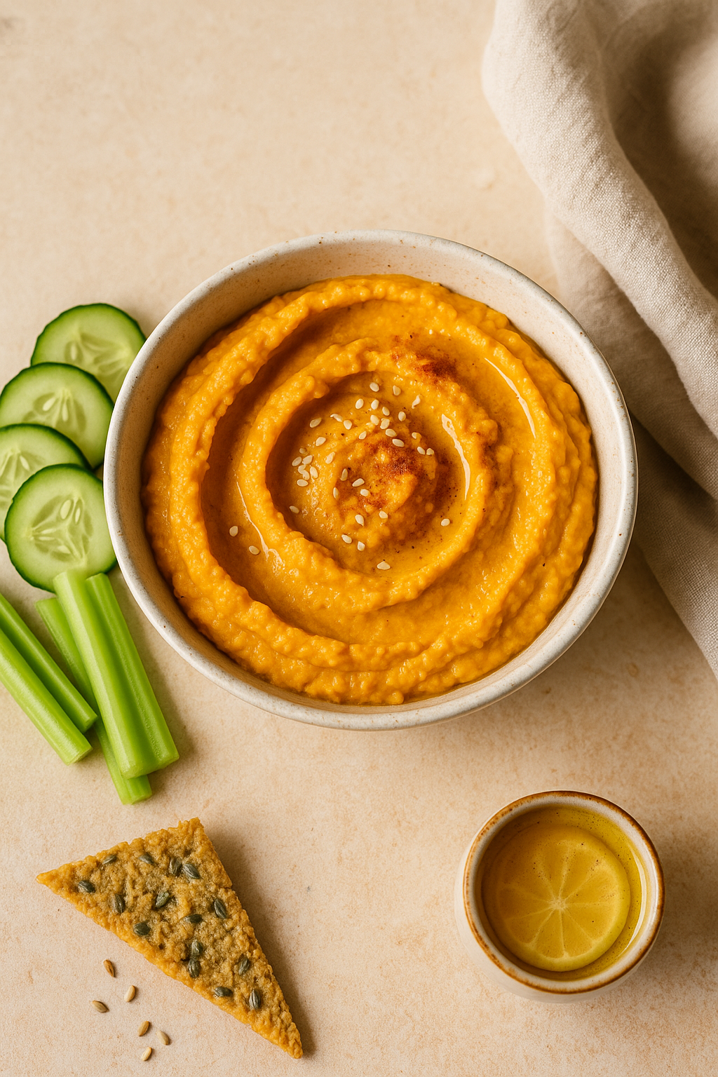 Hummus de Zanahoria Asada