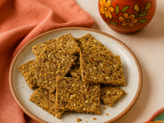 Galletitas saladas de lino y semillas