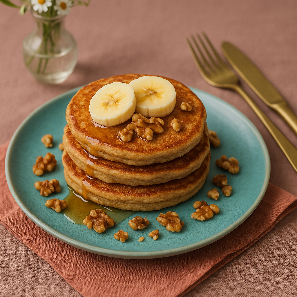 Panqueques de banana sin TACC