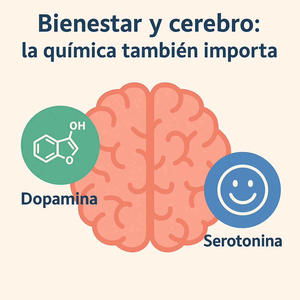 Bienestar y cerebro: la química también importa