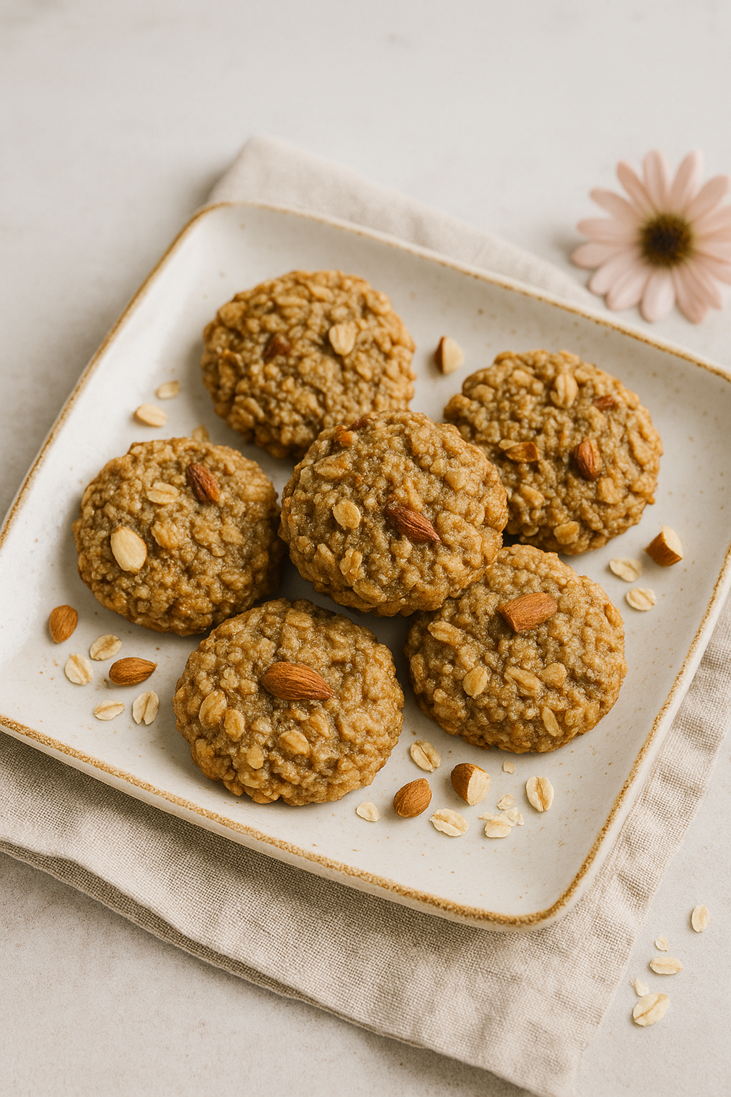 Cookies de avena y almendras