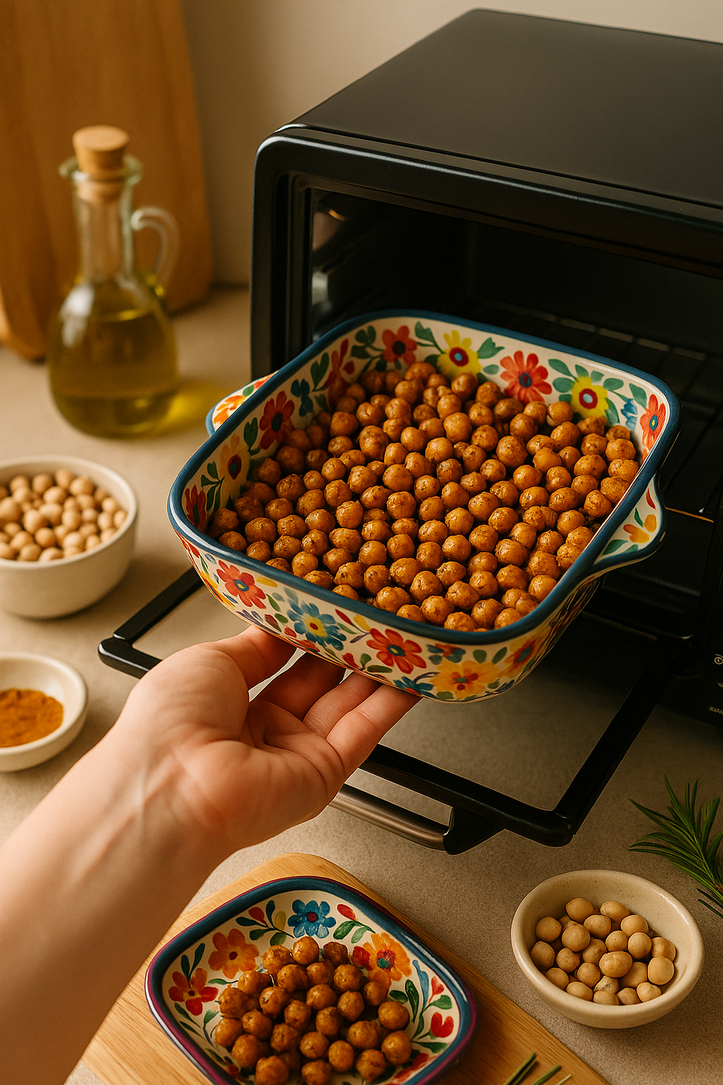 Garbanzos Crocantes al Horno