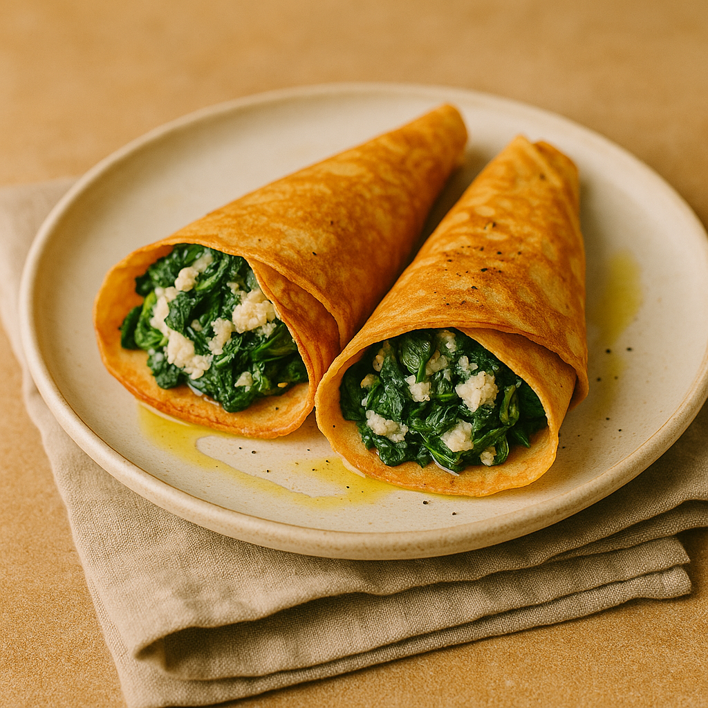 Crepas saladas sin TACC (base)