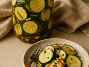 Conserva Casera de Zucchini (a la Provenzal o en Vinagre)