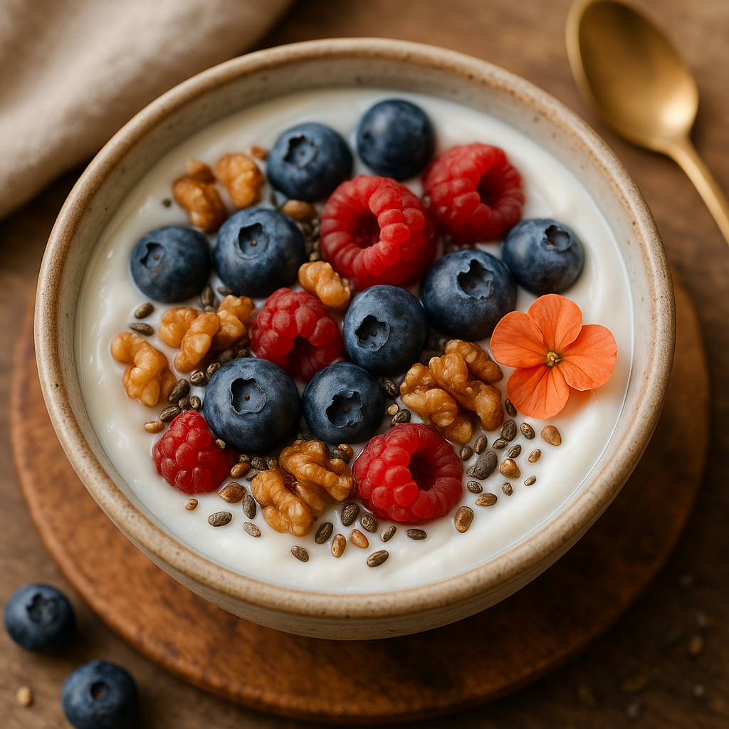 Yogur Casero (Versión Sin Azúcar y con Cultivos Activos)