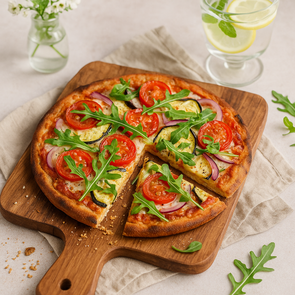 Pizza sin TACC casera (liviana, crocante y real)