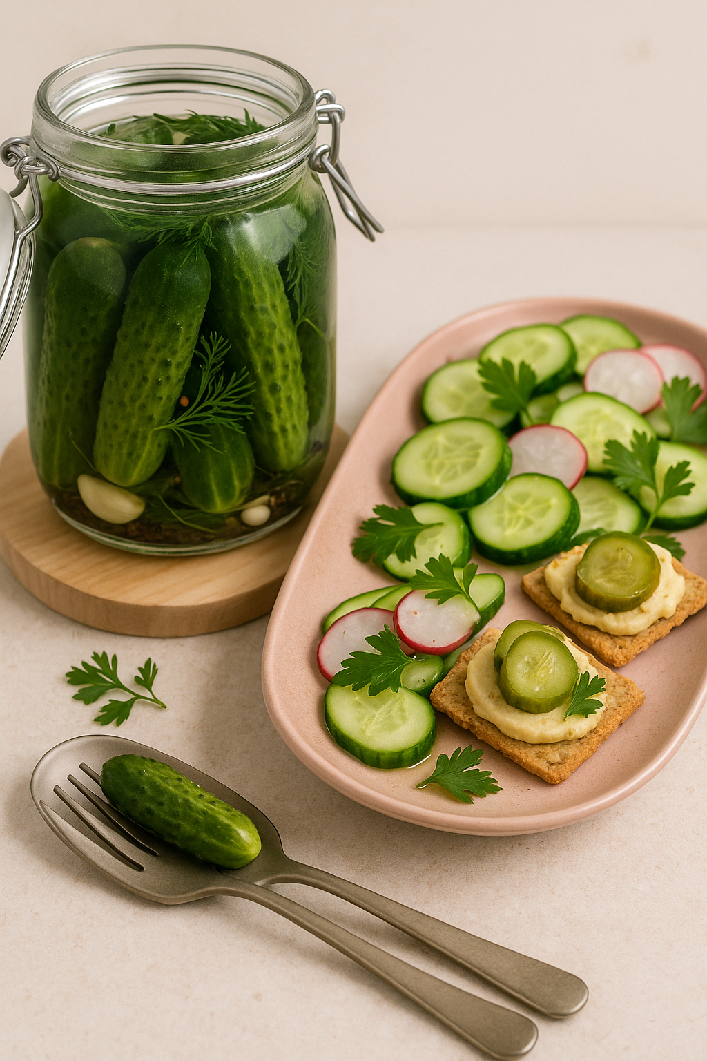 Pepinos Fermentados (Estilo Dill Pickles)