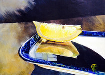 Lemon Slice Reflection SOLD