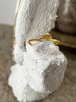 Fingerring mit Perlmutt