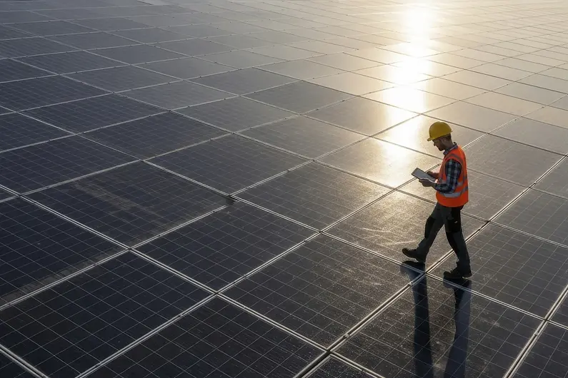Expert Green Elec validant le projet d'installation de panneaux solaires en toiture