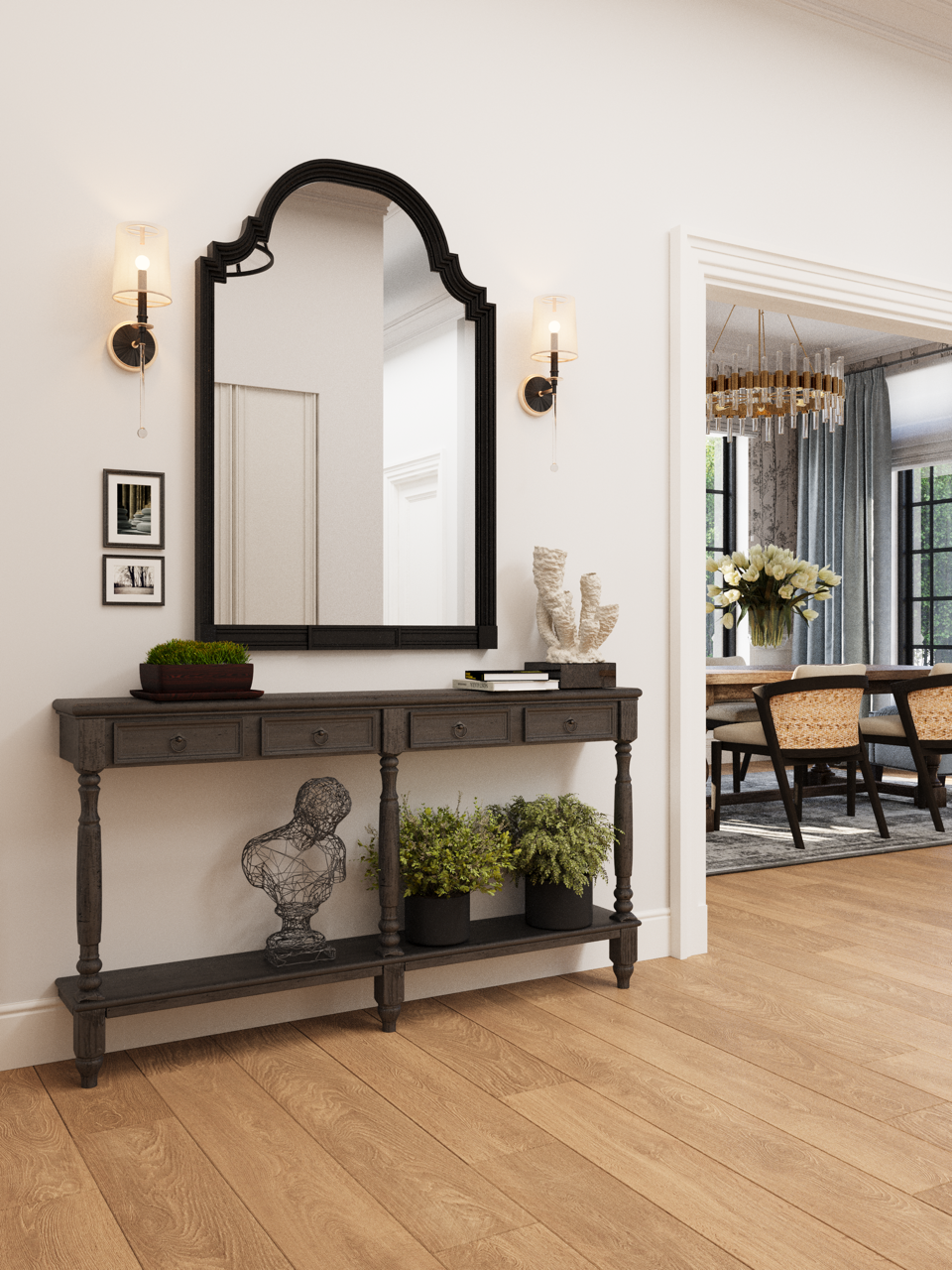 Single-Family House, Entrance Hall