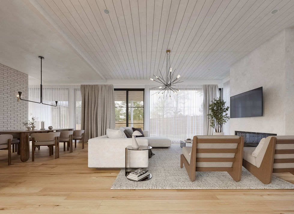 Stylish inspirations for spacious family spaces at luxury homes. 