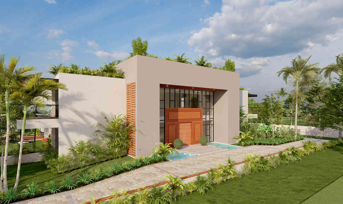 Modern resort duplex house in Manikgonj, Dhaka, Bangladesh. 