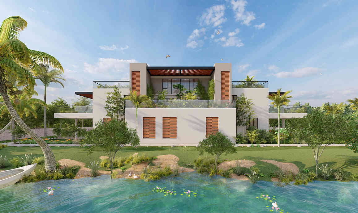 Modern resort duplex house in Manikgonj, Dhaka, Bangladesh. 