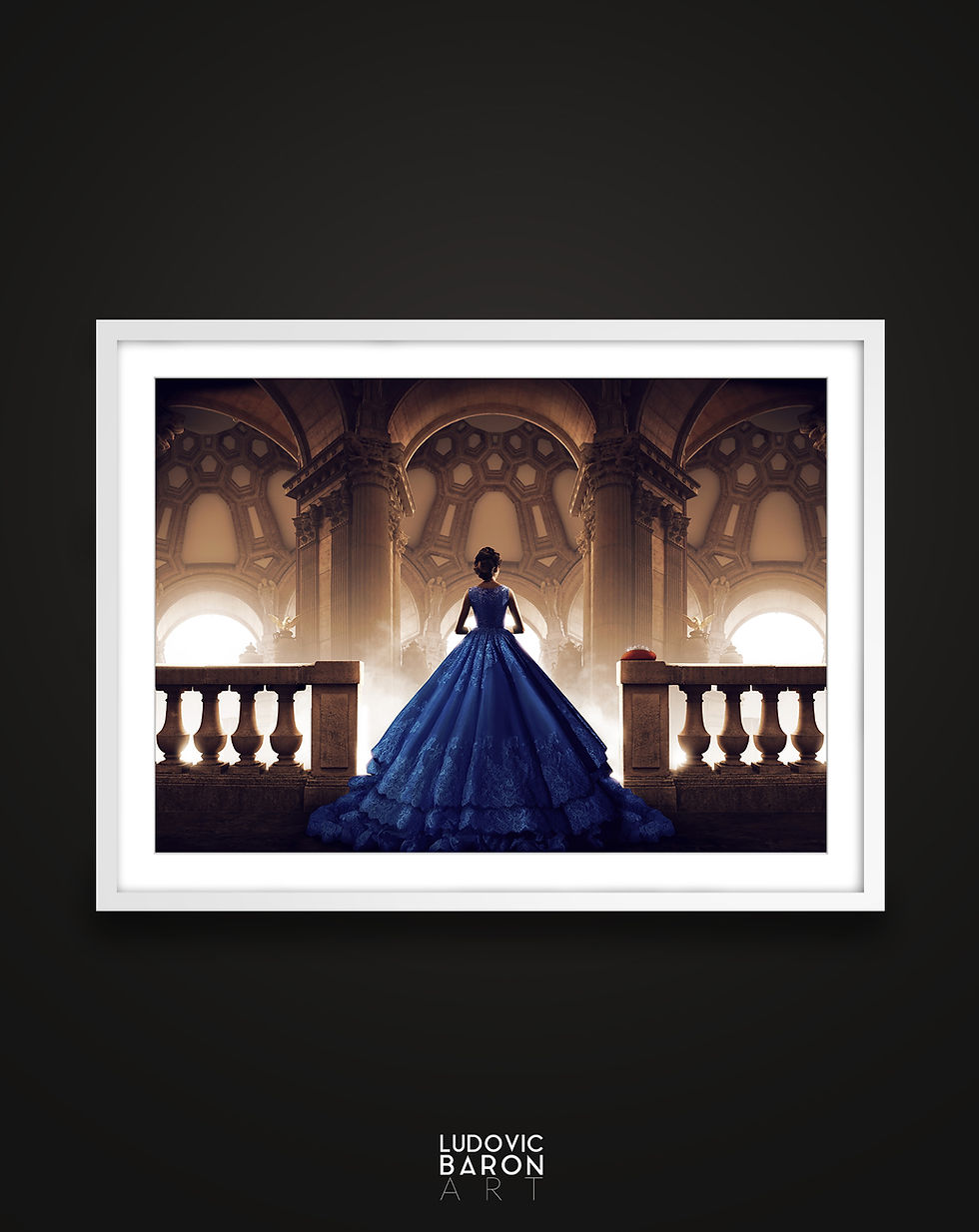 Miniature : La femme en bleu face à ses pensées / Édition signature