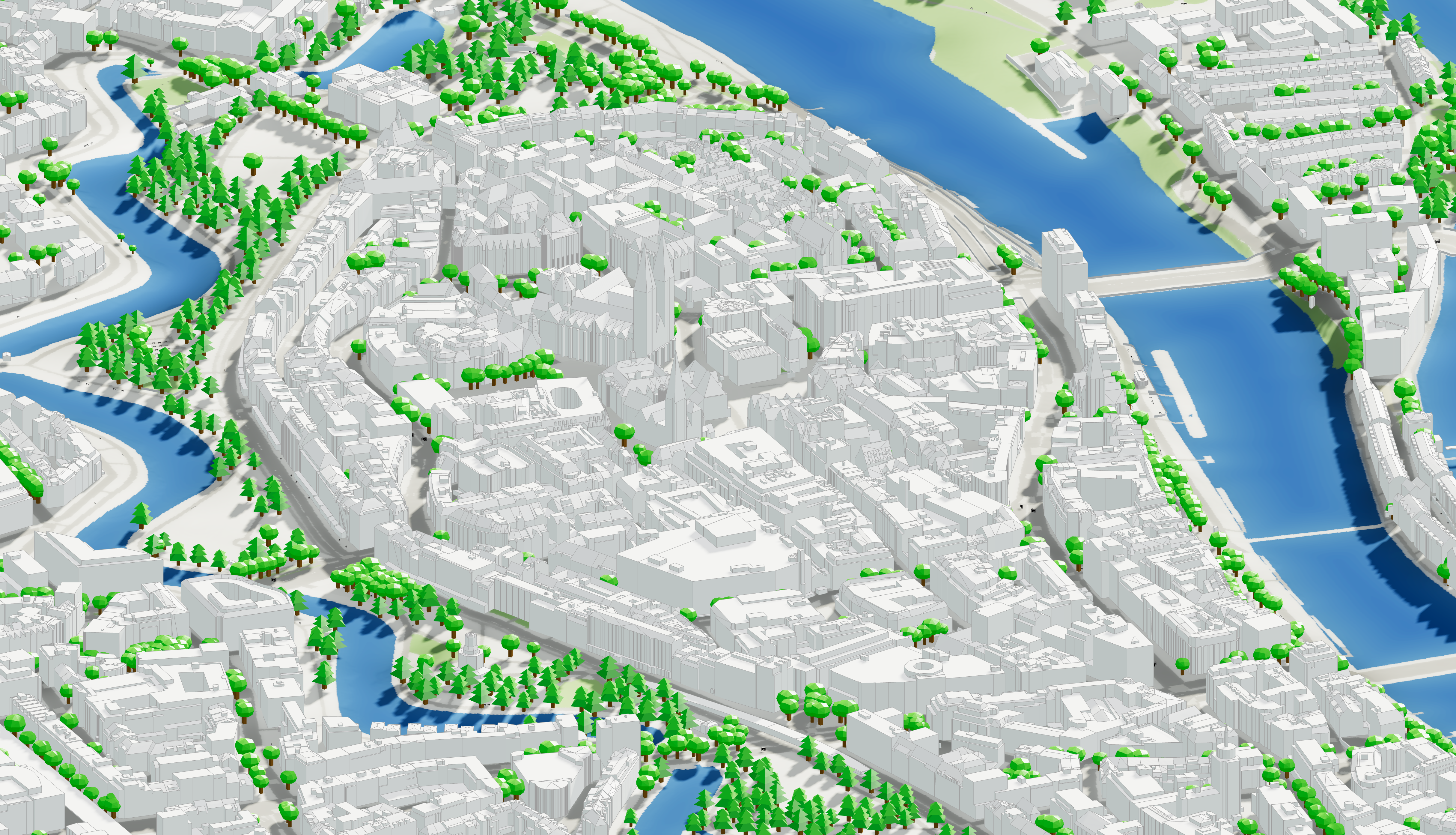 Cityweft Model from Bremen, Germany