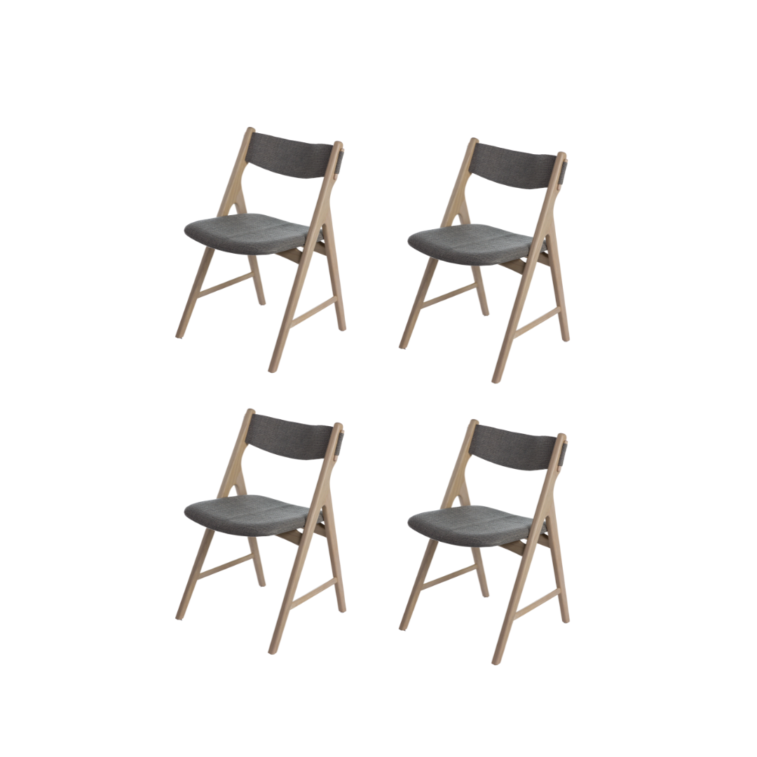 CONJUNTO 4 CADEIRAS AYLA PARA MESA DE JANTAR