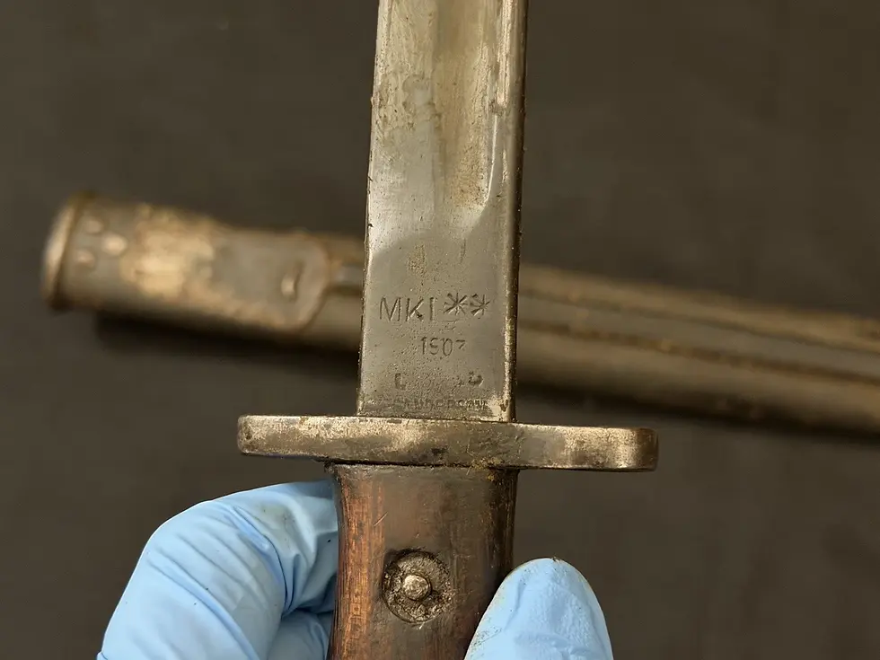 Thumbnail: WWII WW2 Era Indian No.1 Mk. I** P1907 Bayonet! Post-War Ishapore Conversion!