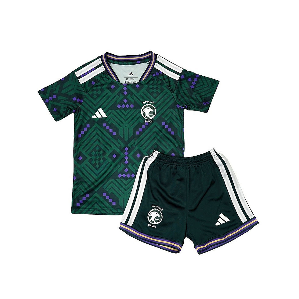 ภาพขนาดย่อ: Saudi Arabia 2026 World Cup Home Kids Kits