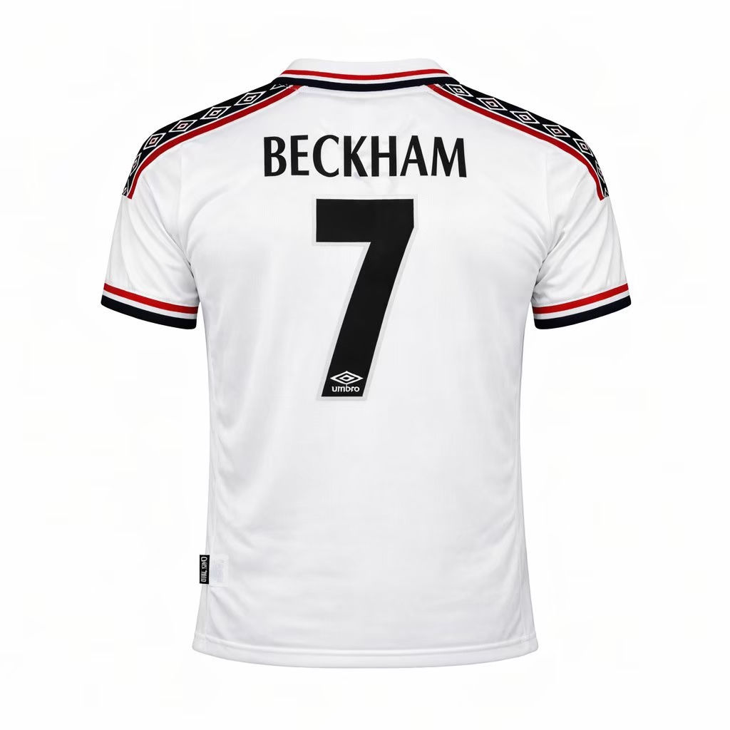 Manchester United Away Shirt 1998-99 with BECKHAM 7 Printing