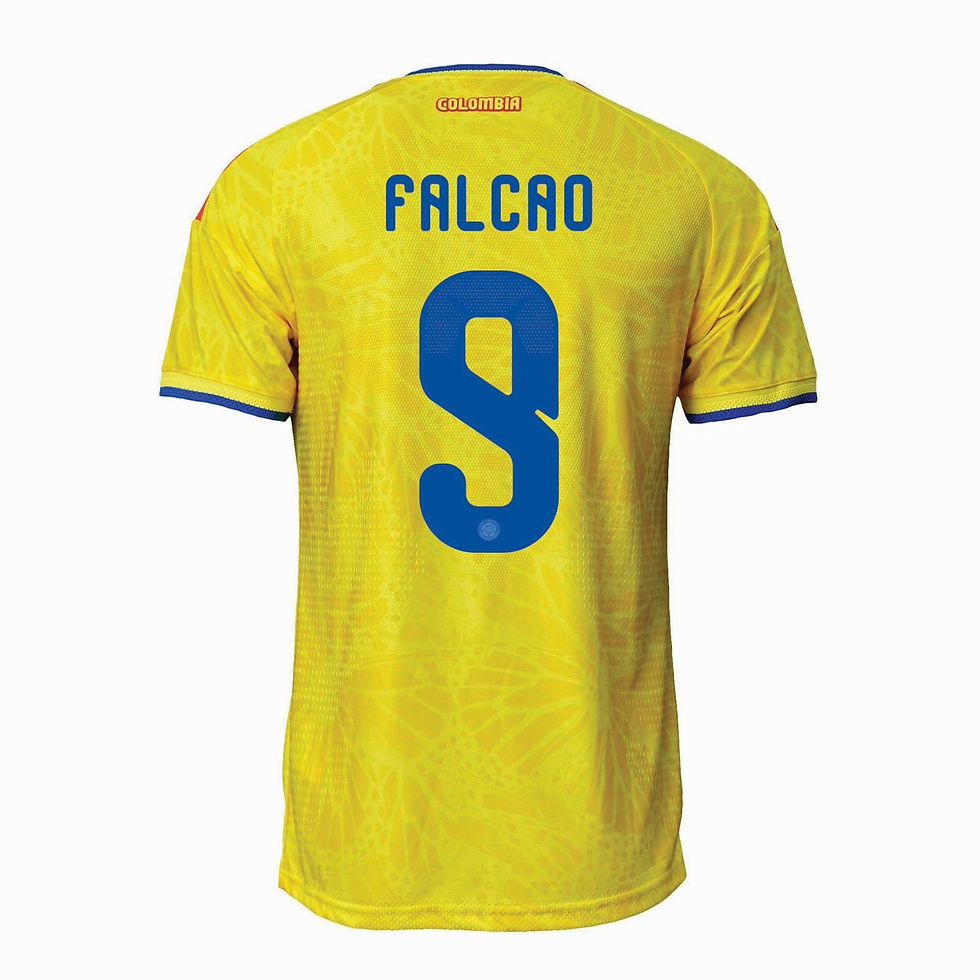 Thumbnail: Colombia 2026 World Cup Home Fan Version Shirt with Falcao 9 Printing