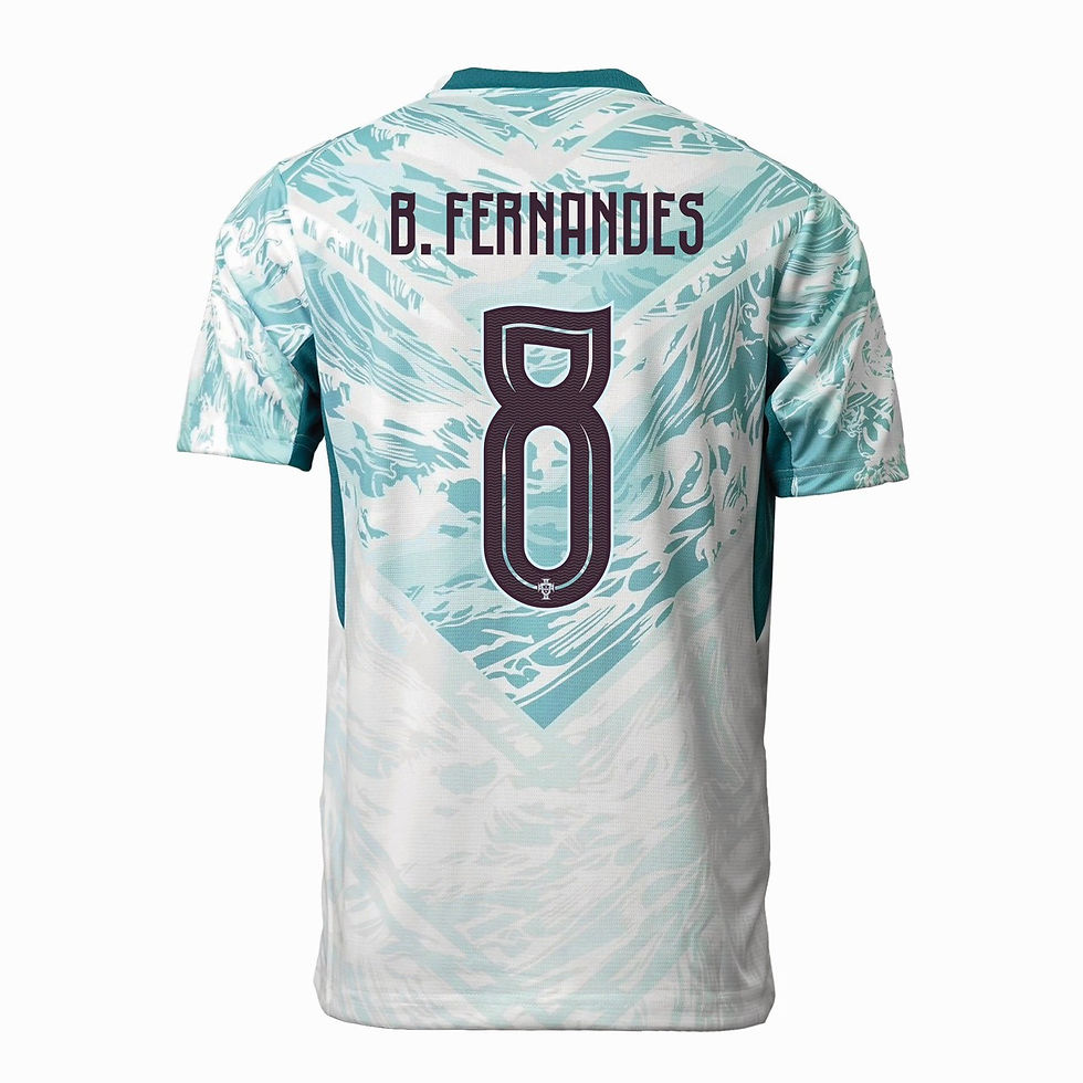 Thumbnail: Portugal 2026 World Cup Away Player Version Shirt with B. Fernandes 8 Printing
