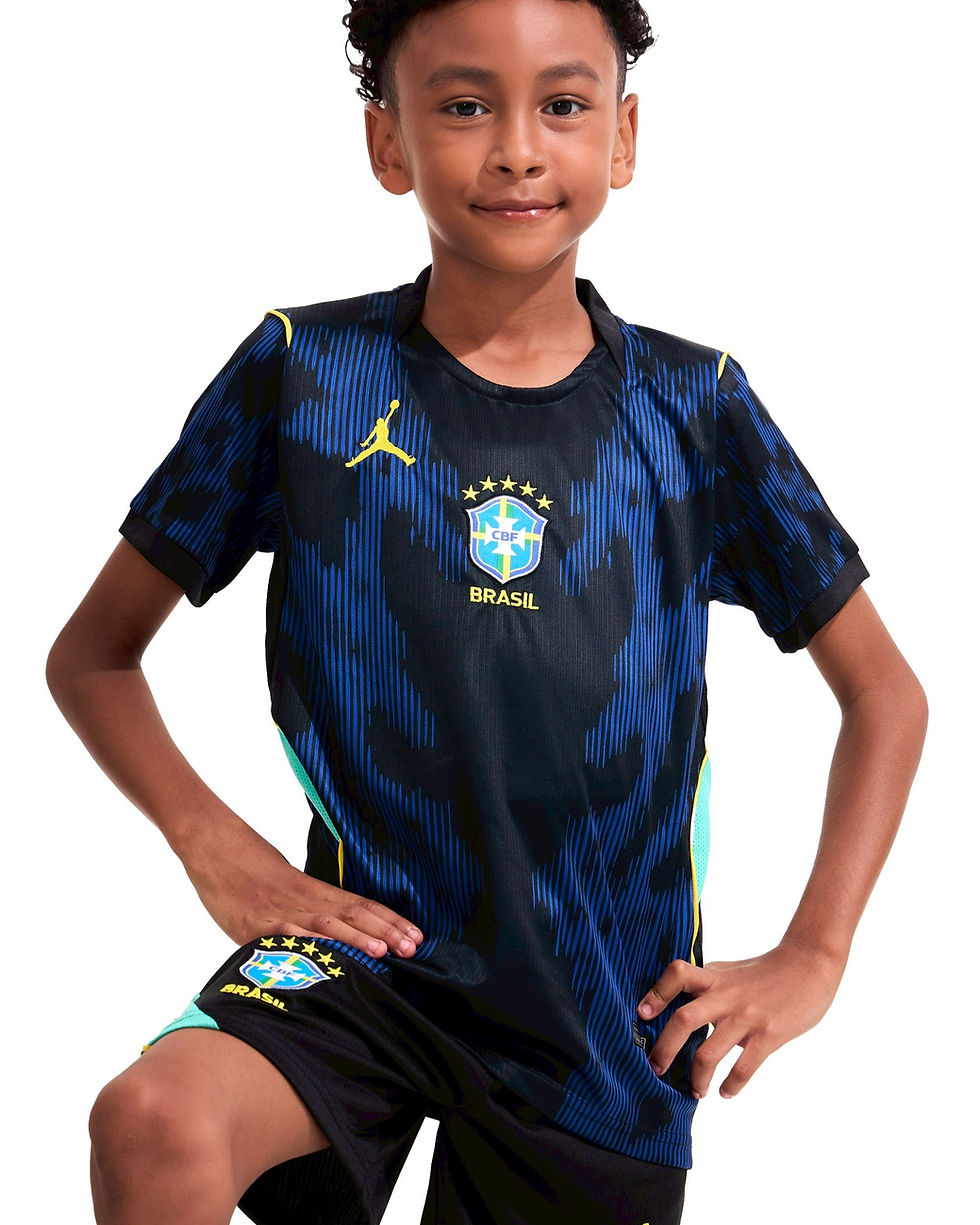 Thumbnail: Brazil 2026 World Cup Away Kids Kits