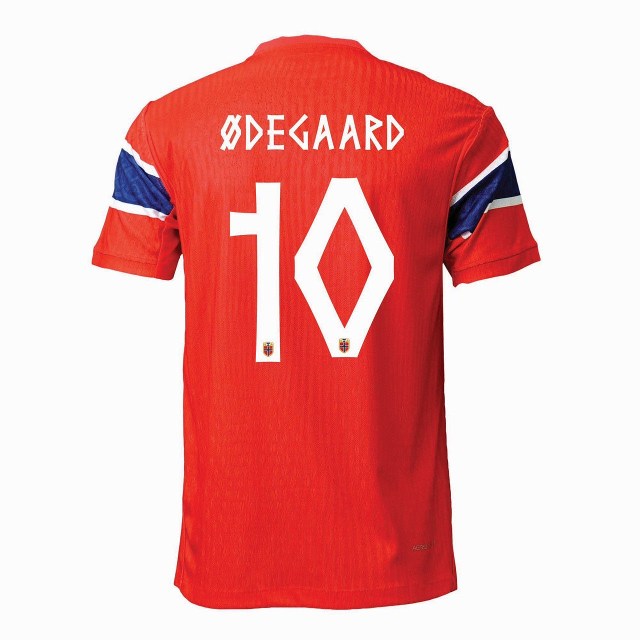 Norway 2026 World Cup Home Player Version Shirt with Ødegaad 10 Printing