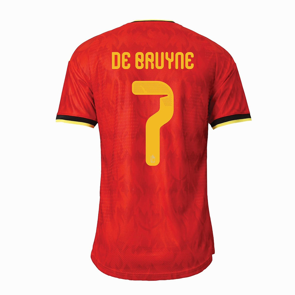 Thumbnail: Belgium 2026 World Cup Home Player Version Shirt with De Bruyne 7 Printing