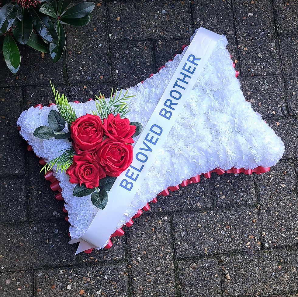 Thumbnail: Artificial Funeral Flowers Pillow