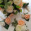 Thumbnail: Artificial Wedding Flowers Peach and Ivory Bridesmaid or Flower Girl