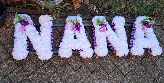 Thumbnail: Artificial Funeral Flowers any 4 letters