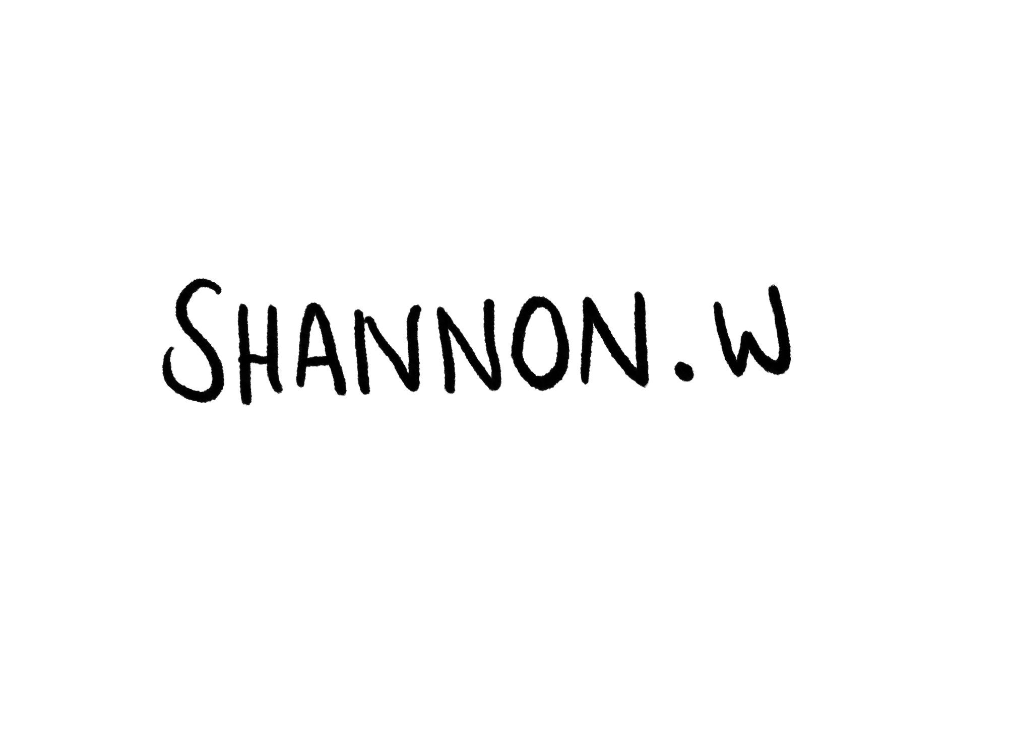 Shannon handwritten gif