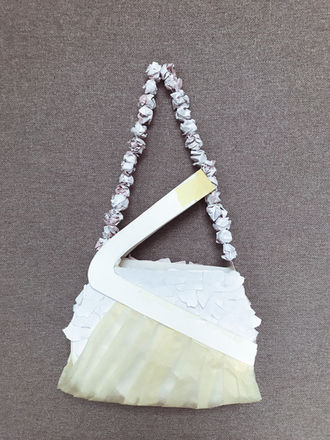 Paper Prototype of the Miss Collins Bag.