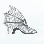 A shoe sketch