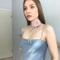 beige & pink rose