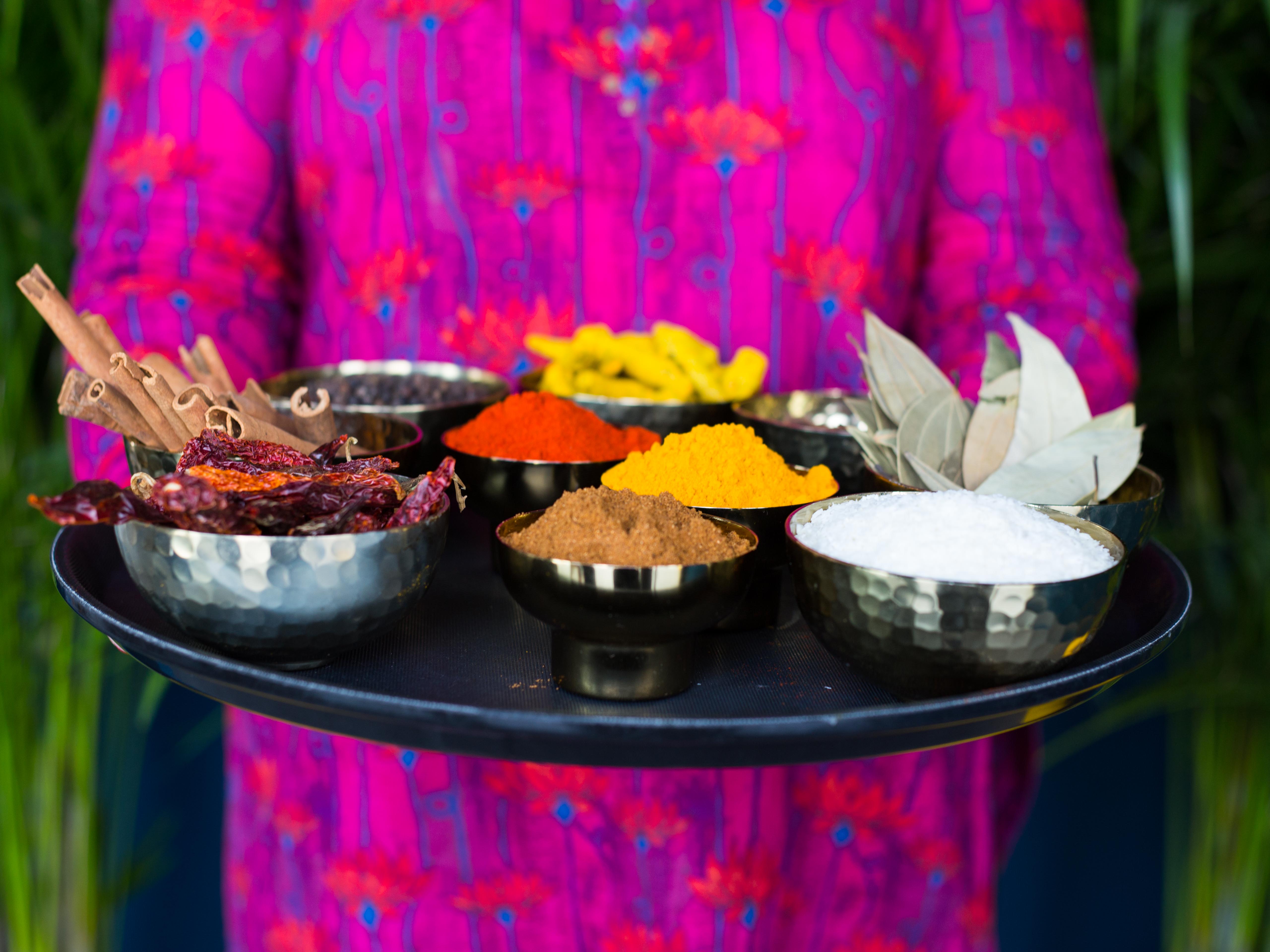 Arranged Food and Objects