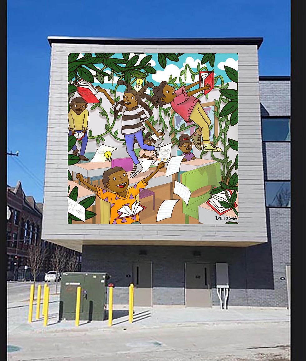 Kedzie & Fifth Ave Mural