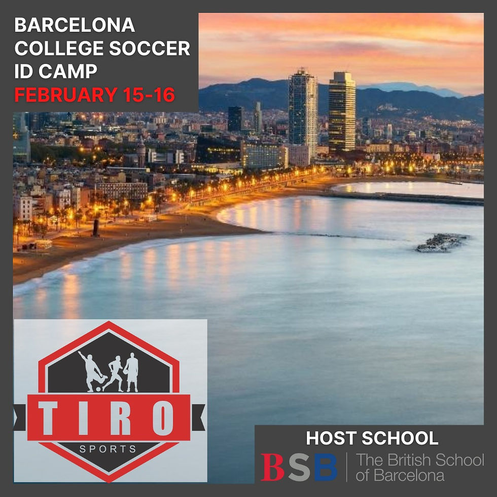 US COLLEGE ID SOCCER CAMP SCHEDULE 2022