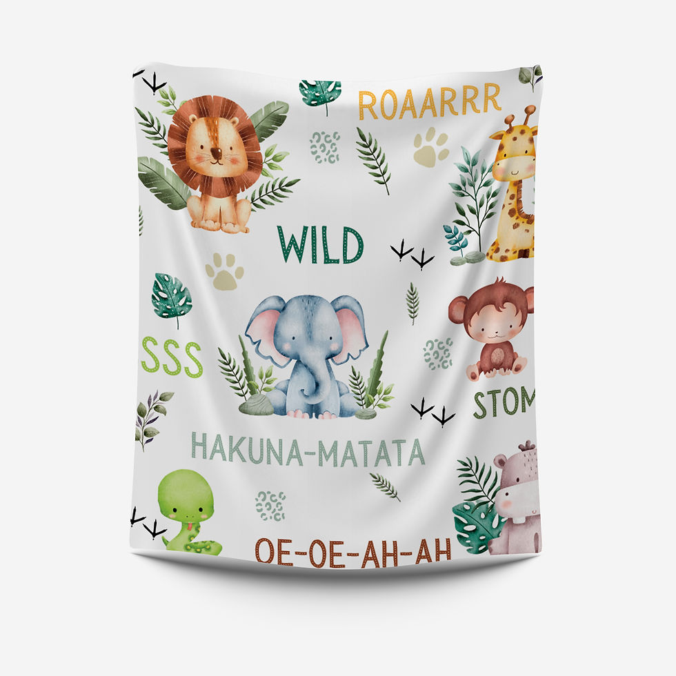 Jungle Fever Fleece Blanket