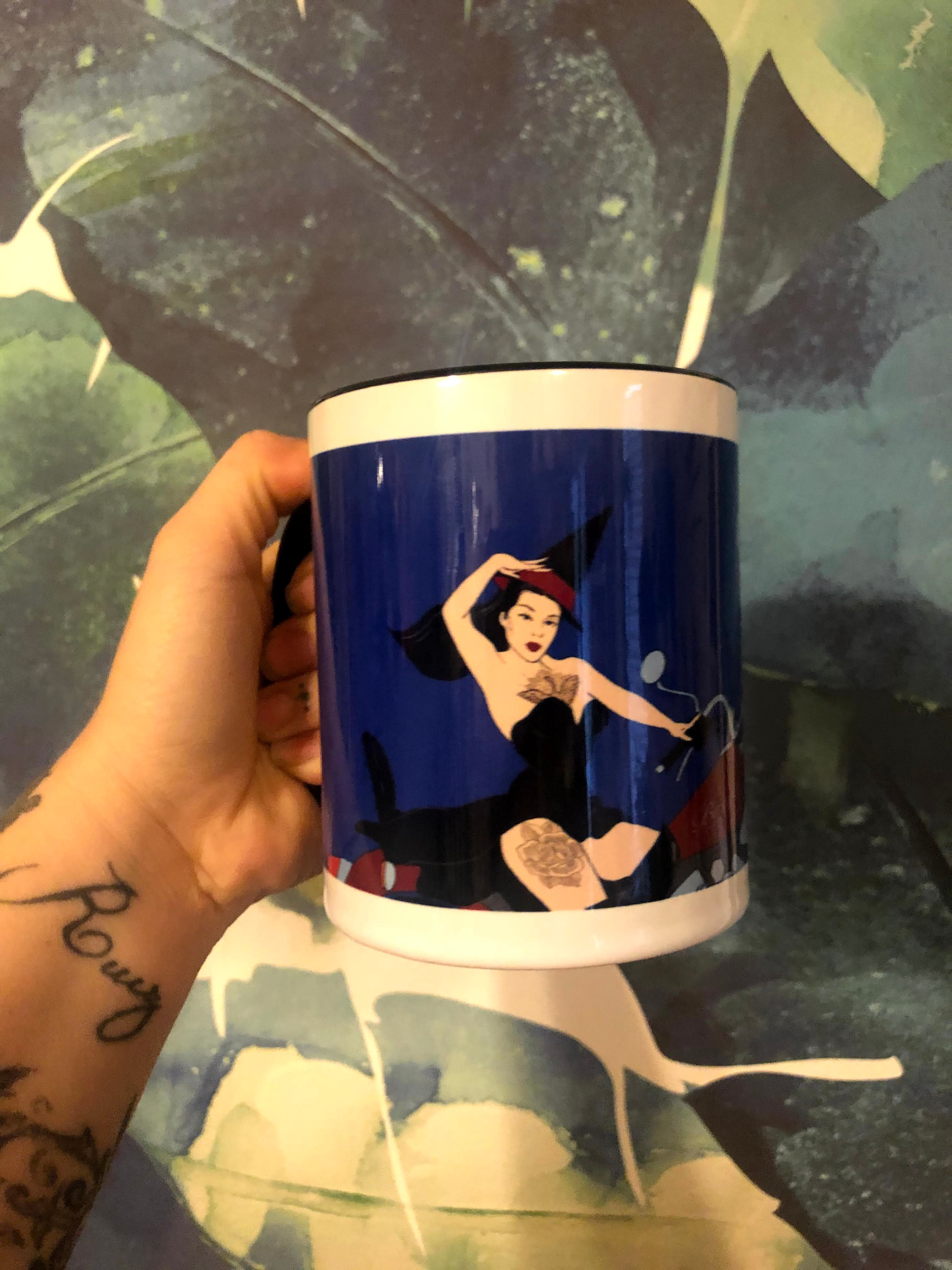 Bruja Bike Wrap-Around Mug