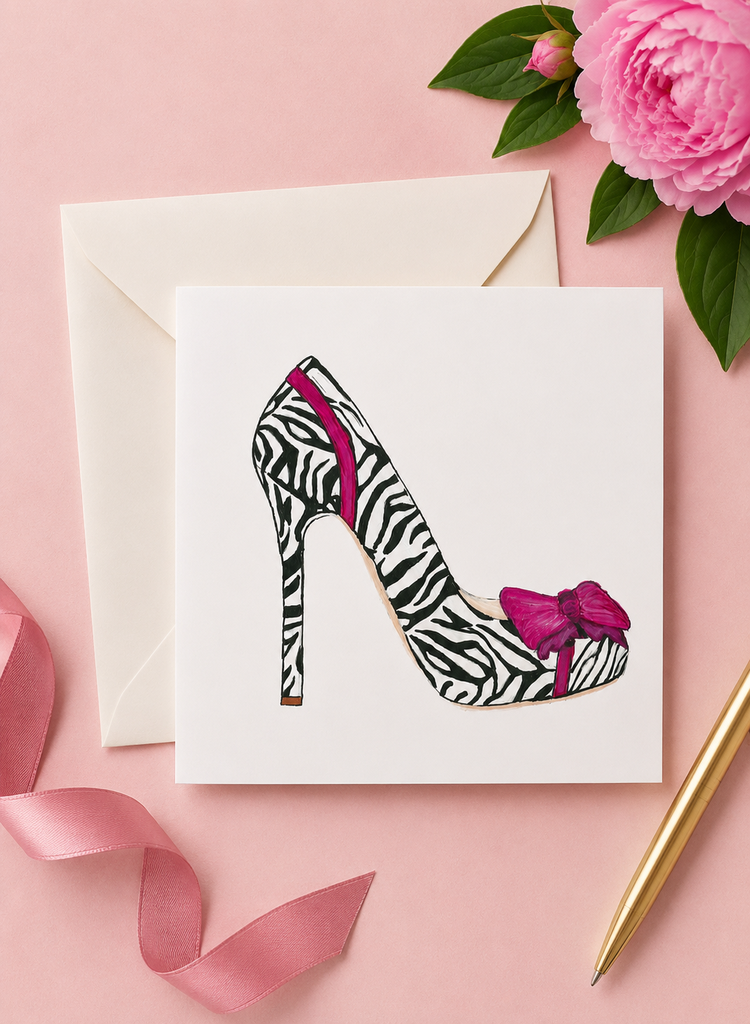 Zebra Stiletto Gift Enclosures
