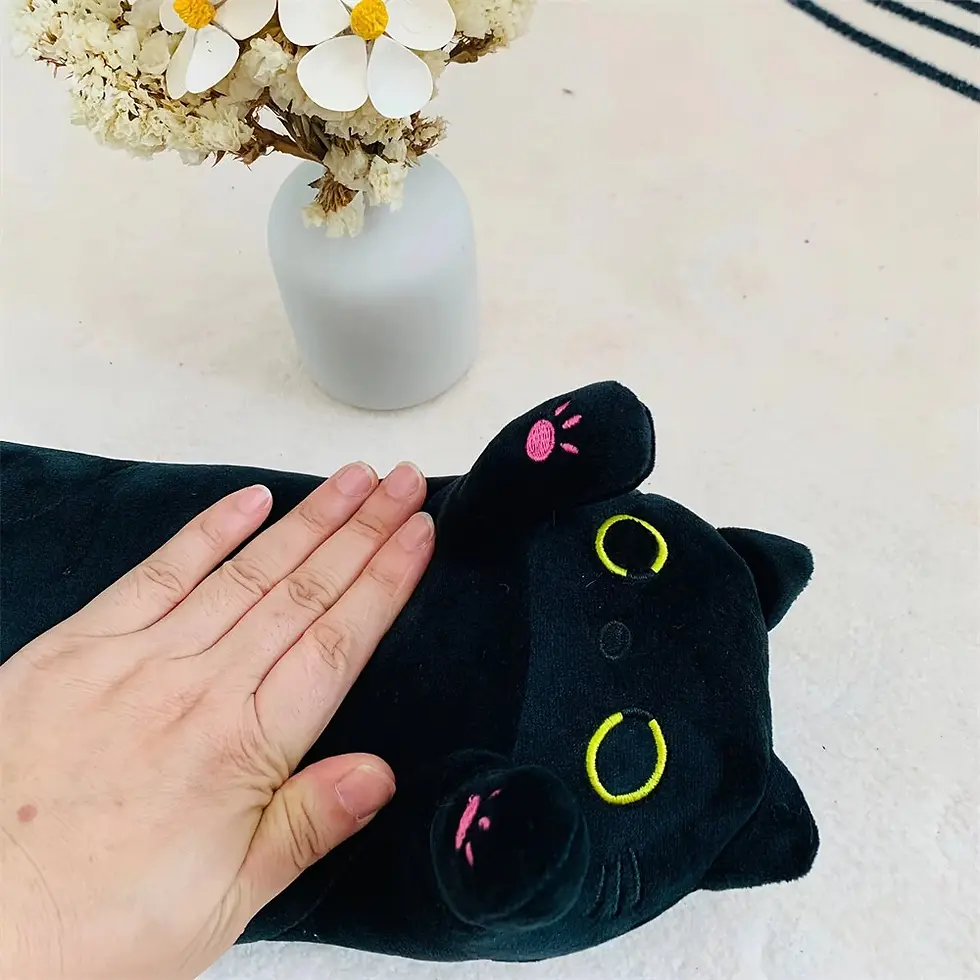 Thumbnail: Fur Real Comfort — Cozy USB Heated Cat Cushion for Bed, Couch & Cramps