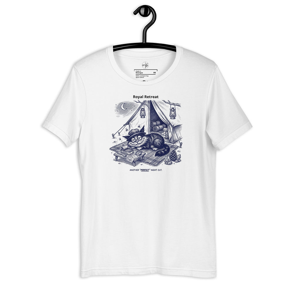 Thumbnail: Royal Retreat – Another Perfect Night Out Camping Tee Unisex t-shirt