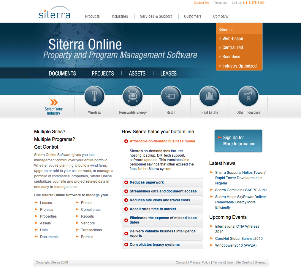 Siterra Website