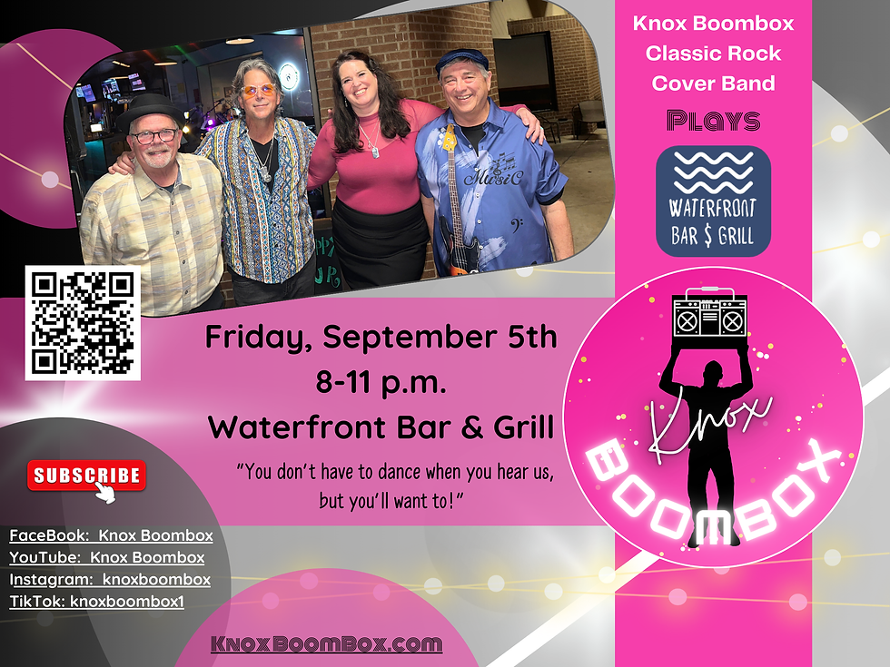 Knox Boombox plays Waterfront Bar and Grill