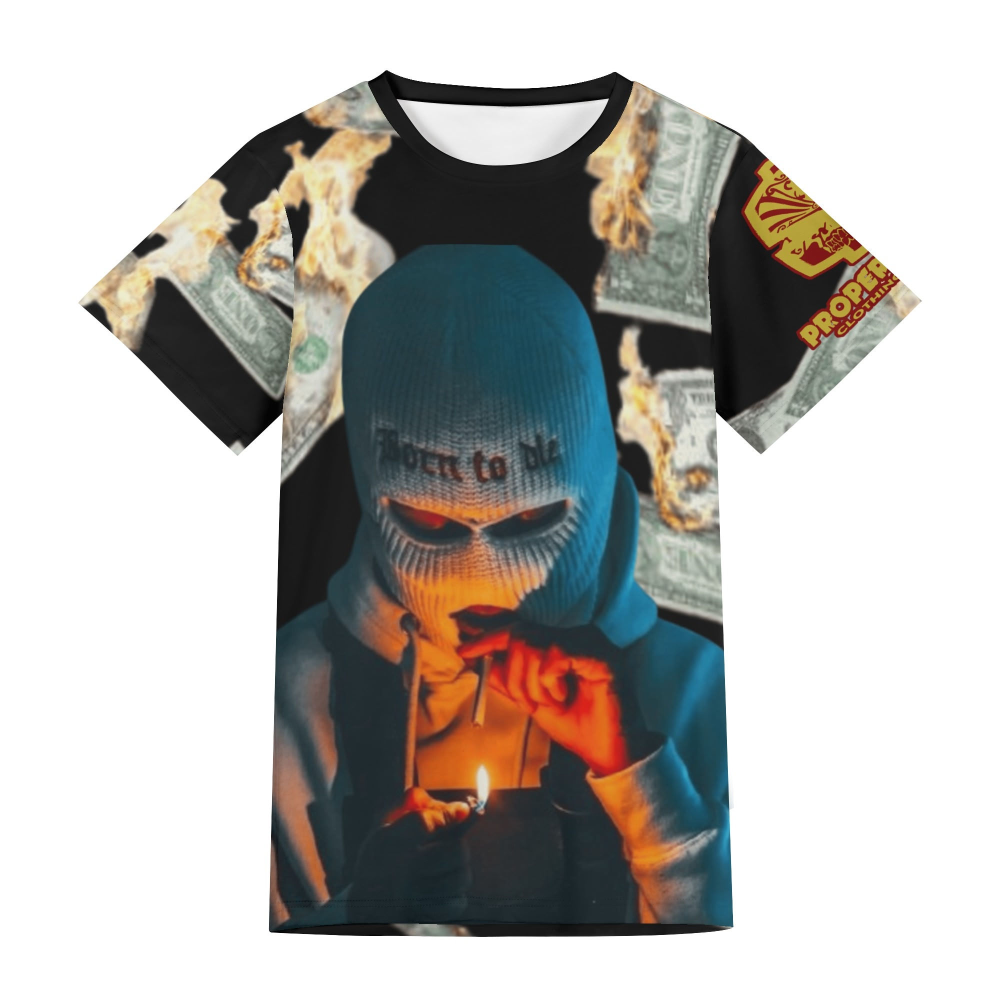 Proper Villainz Masked Figure Tee/ Black